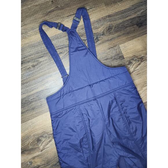 Vintage 1980s HEAD USA Thinsulate Ski Bib Snow Pants BLUE Made In USA - Picture 16 of 16